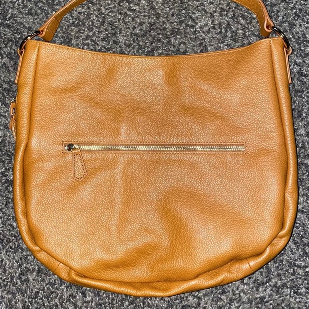 Laggo Womens Camel Expandable Shoulder bag Purse